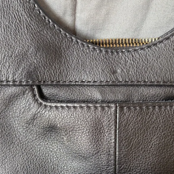 HOBO Black weaved soft pebbled Leather Shoulder Bag - Picture 4 of 16